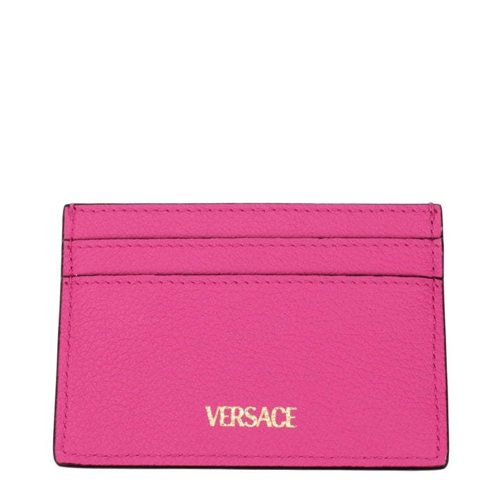 Pink Leather Cardholder
