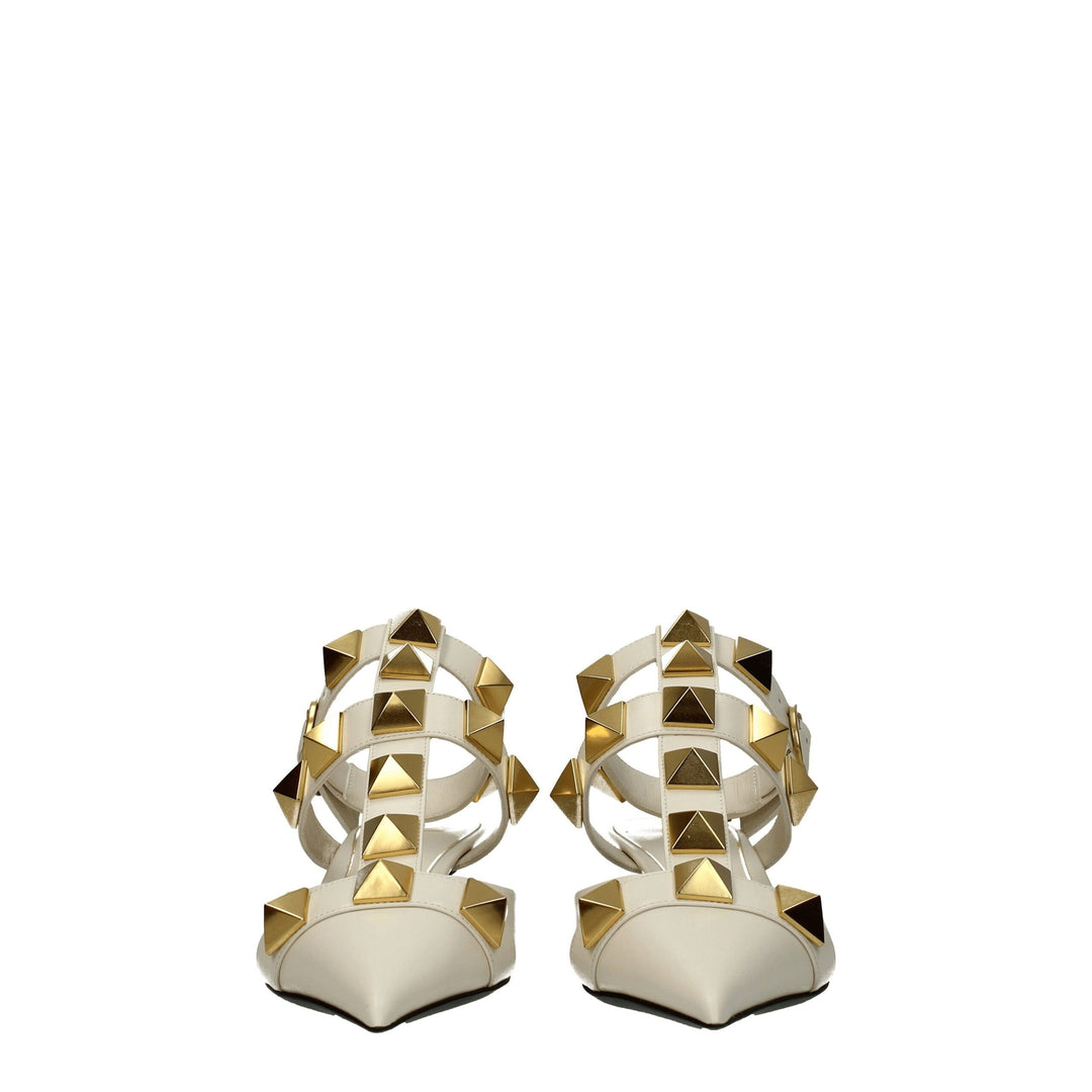 Beige Leather Sandal