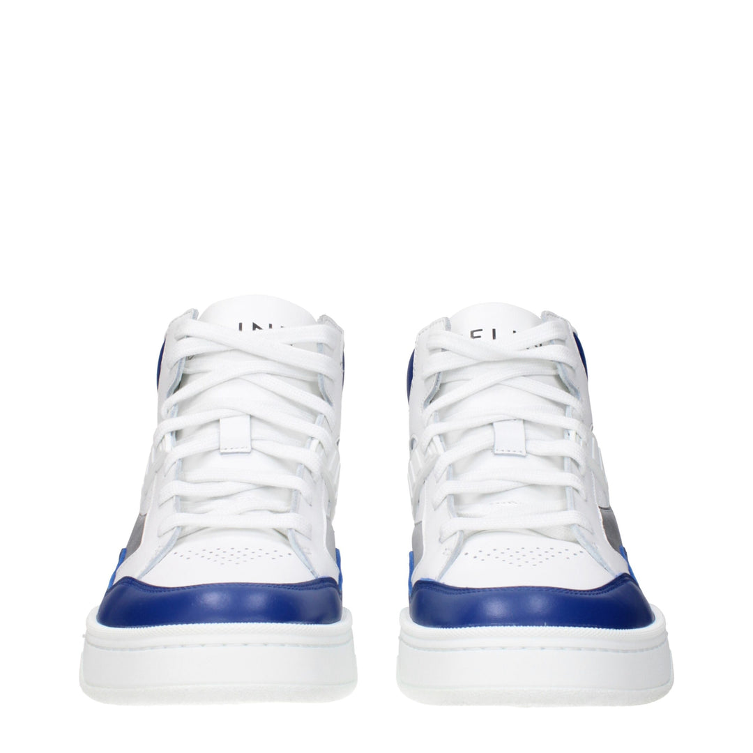 White Leather Athletic Sneakers