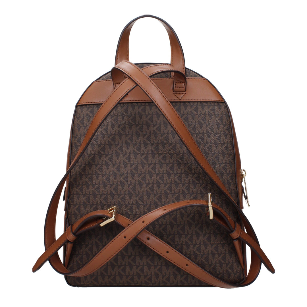Brown Fabric Backpacks