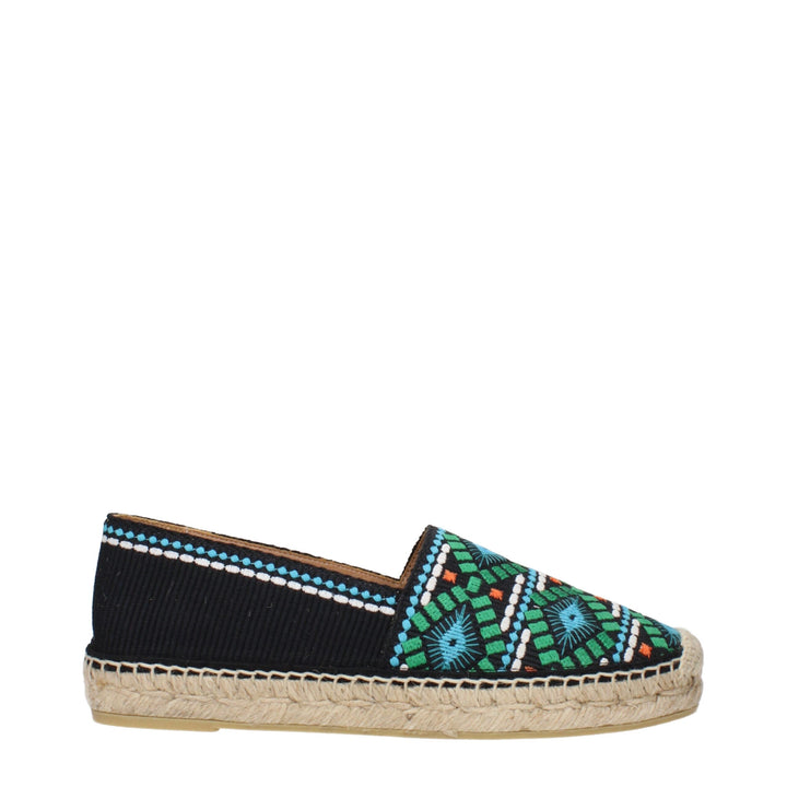 Black Fabric Espadrille