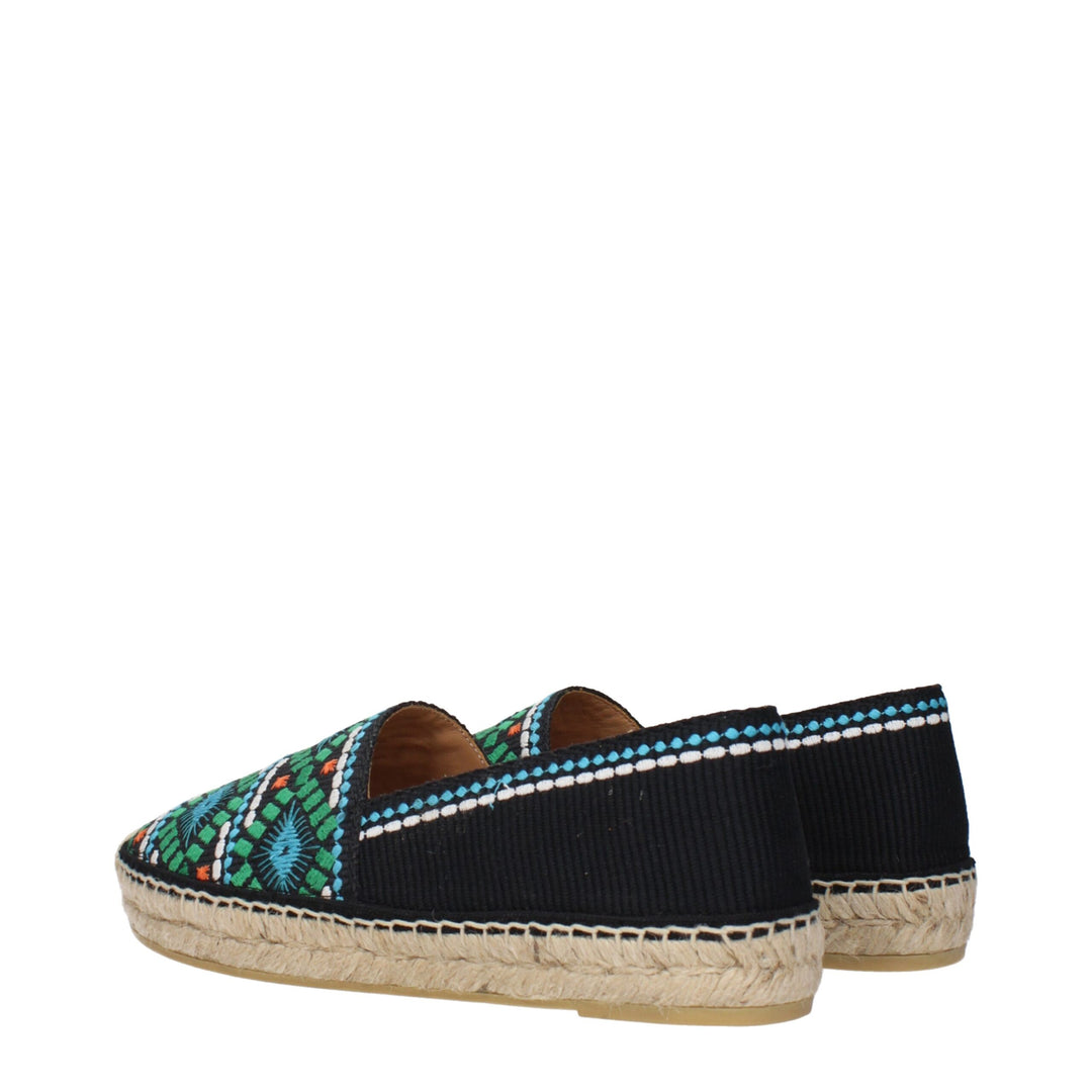 Black Fabric Espadrille