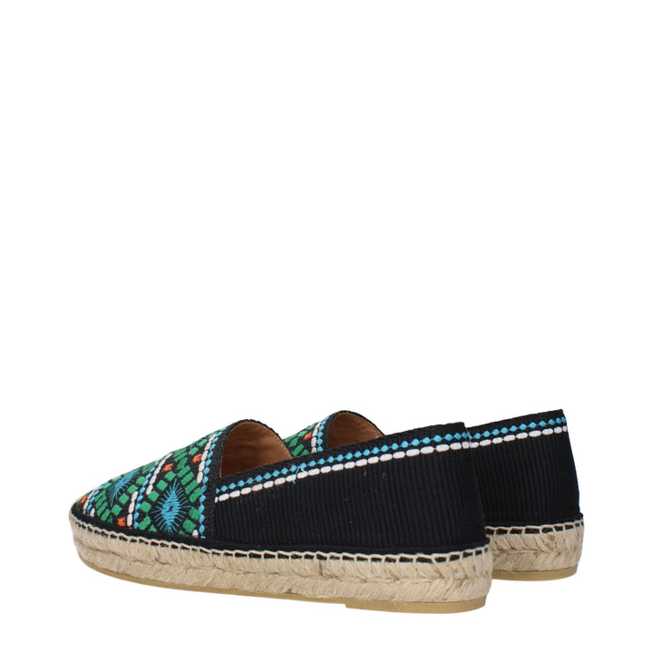 Black Fabric Espadrille