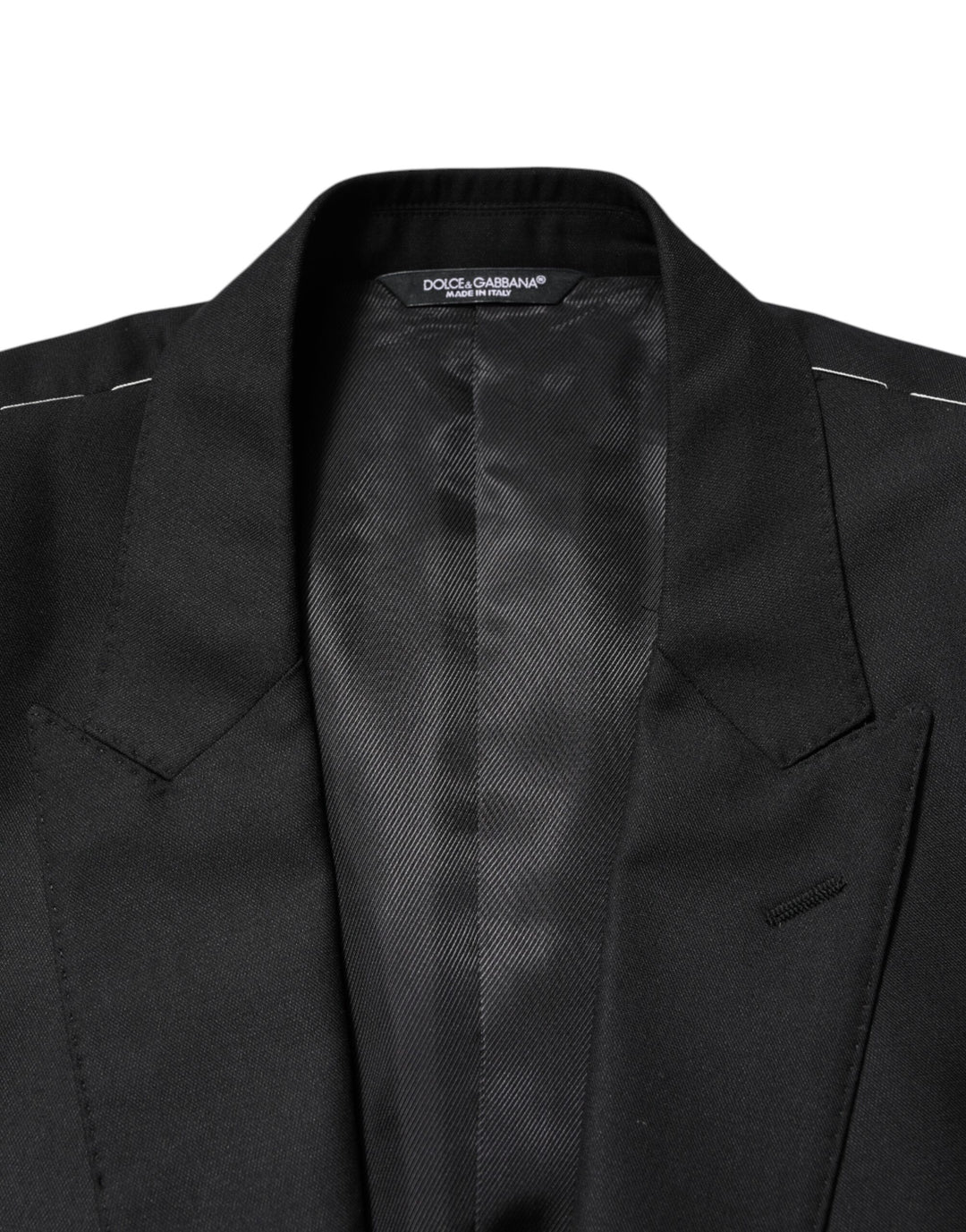 Black Wool Single Breasted Jacket Blazer