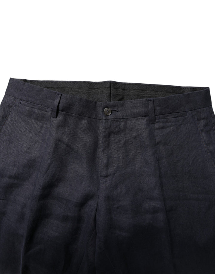 Dark Blue Double Breasted 2 Piece Suit