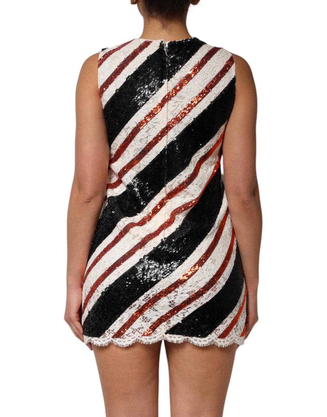 Multicolor Sequin Embellished Shift Dress