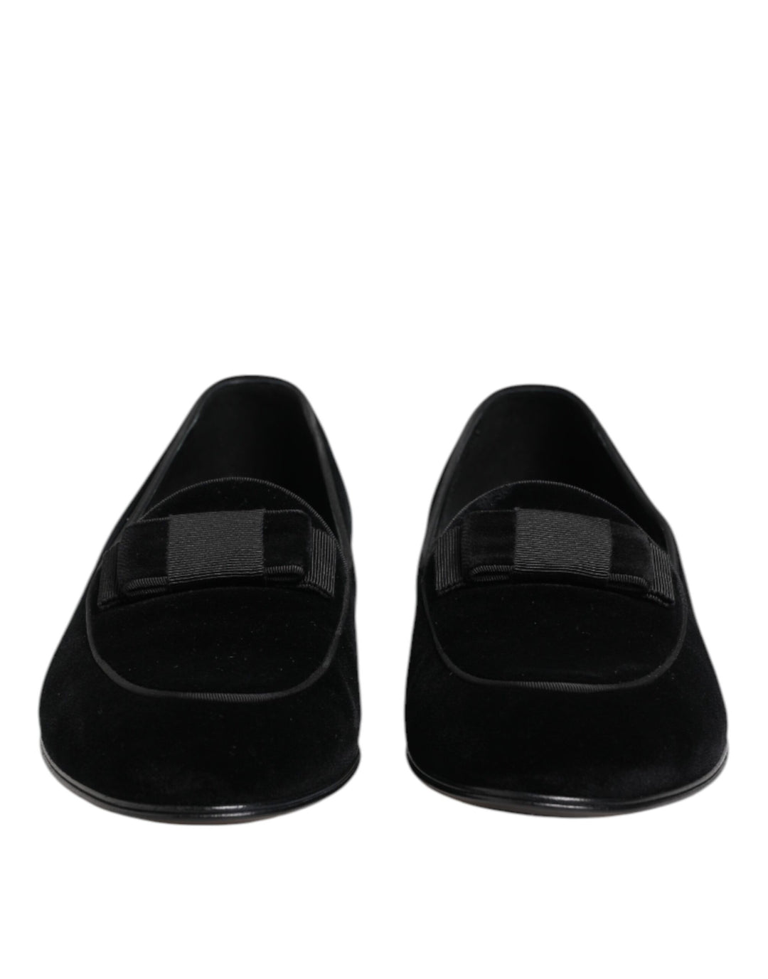 Black Velvet Loafers Formal Men Dress Shoes
