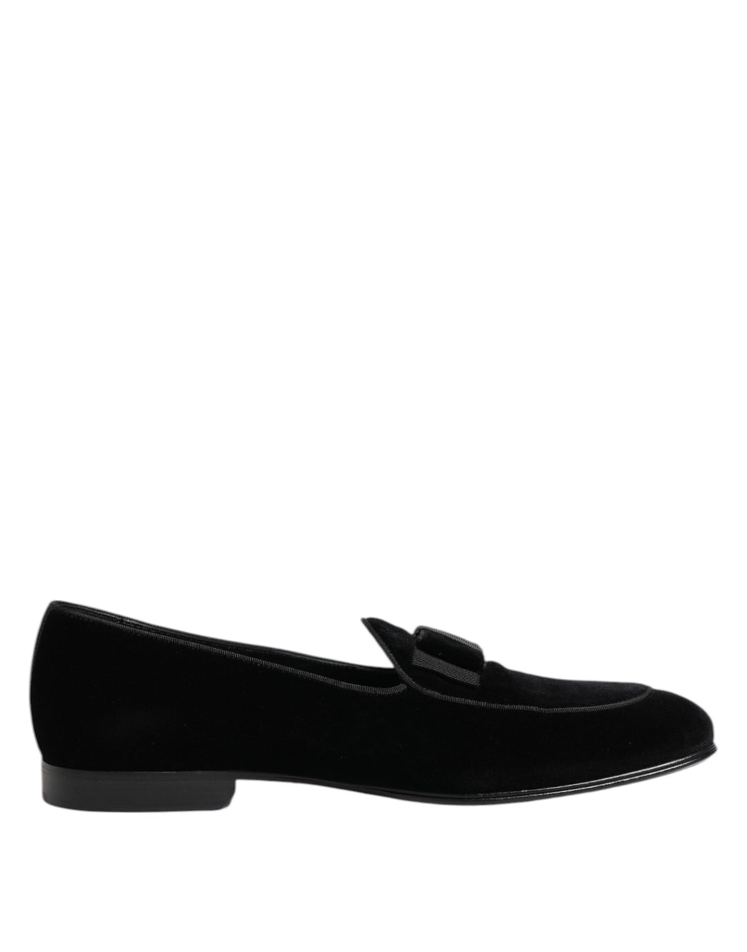 Black Velvet Loafers Formal Men Dress Shoes