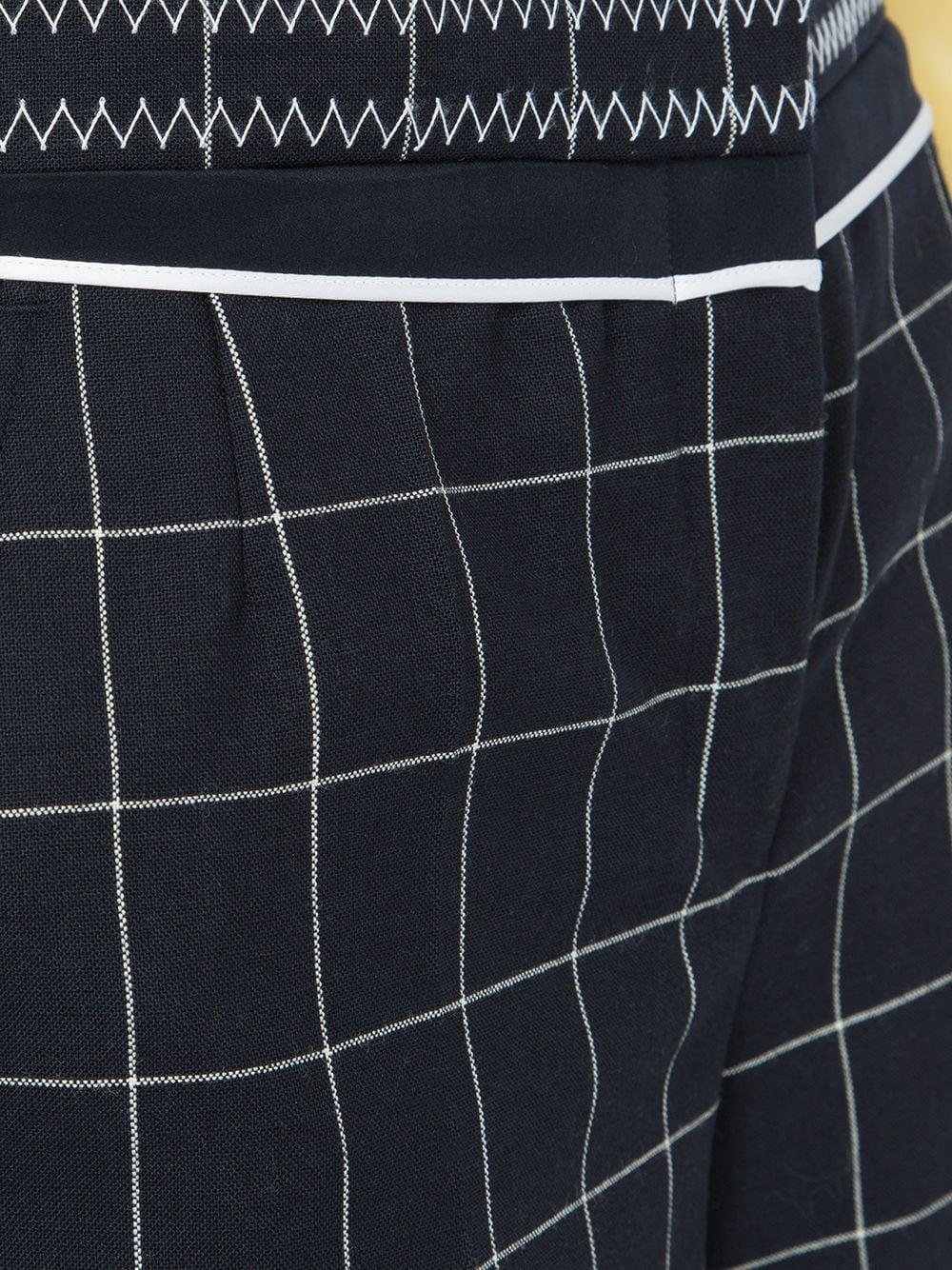THOM BROWNE checked tailored pants-4