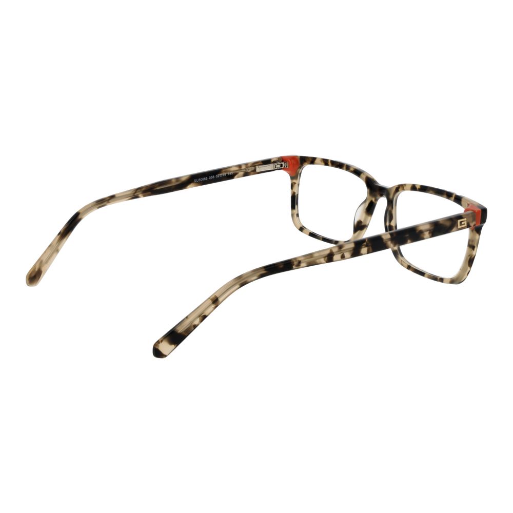 Beige Men Optical Frames