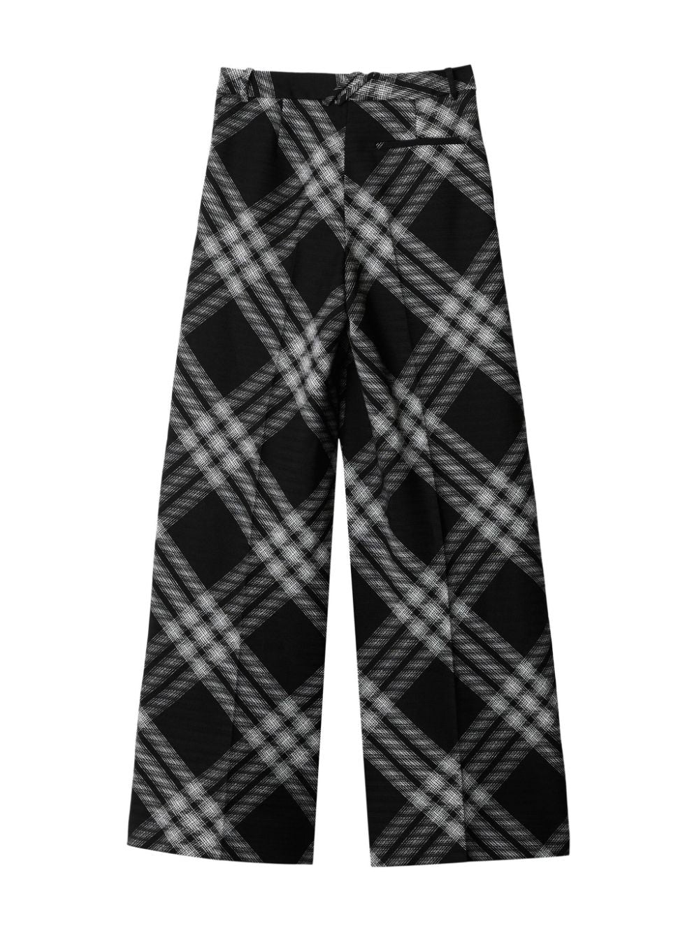 Vintage Check wool trousers-1