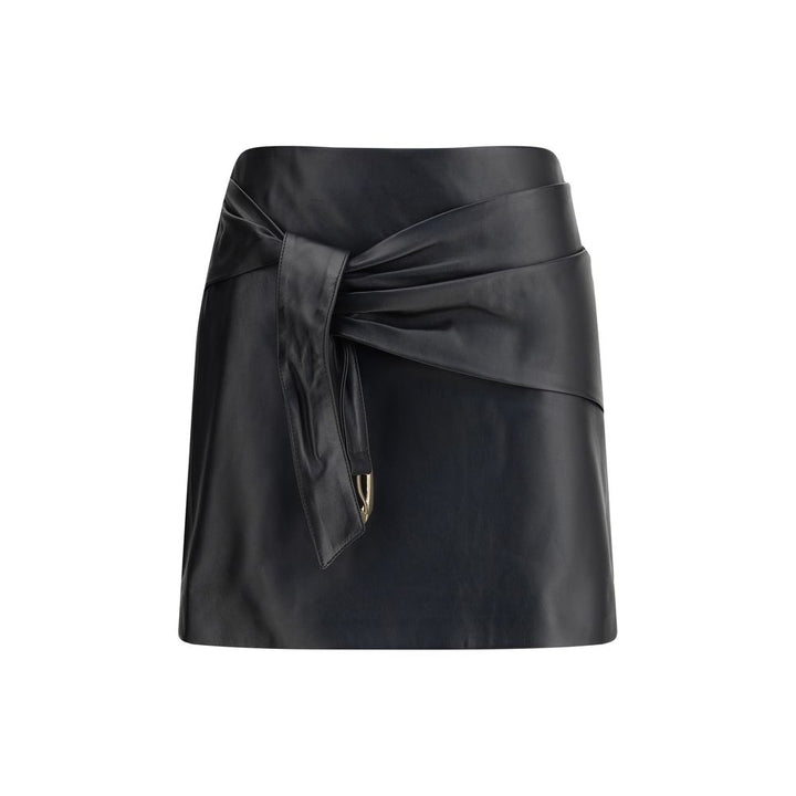 Lambskin Miniskirt