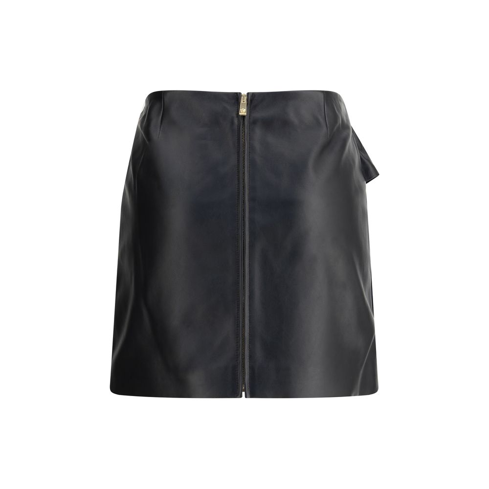 Lambskin Miniskirt