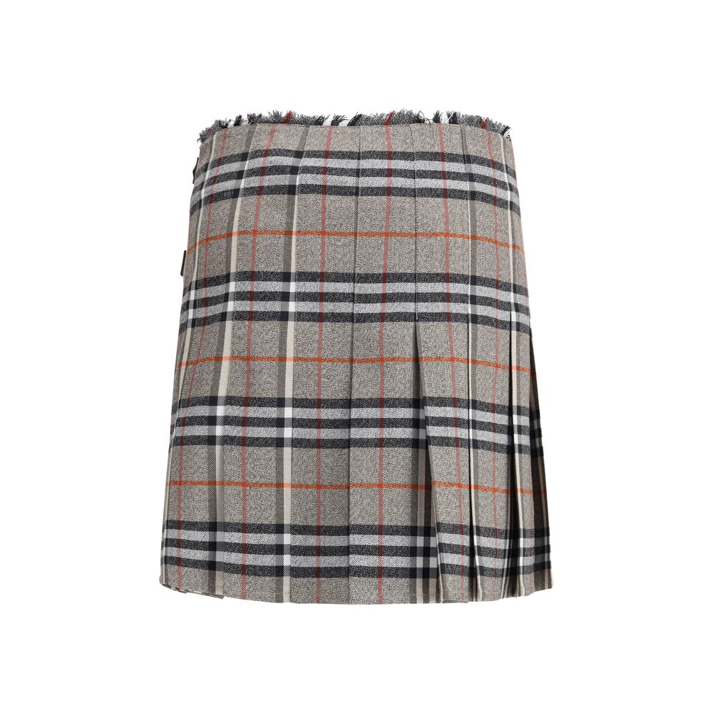 Check Archive wool Miniskirt