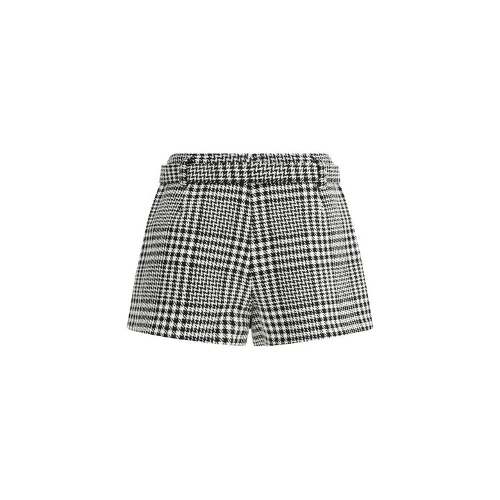 Houndstooth wool Pants-skirt