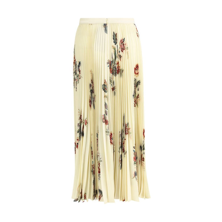 Plissé midi Skirt