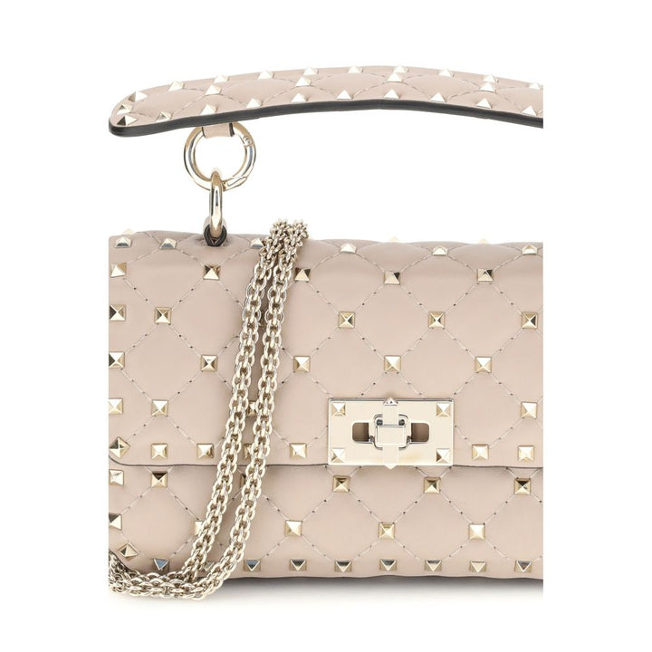 Small Leather Rockstud Spike Handbag