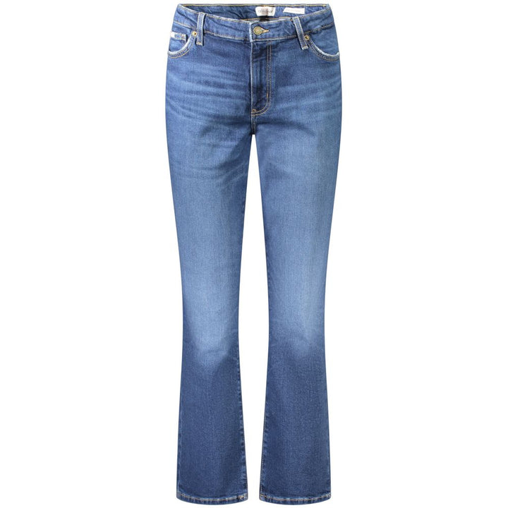 Blue Cotton Women Jeans