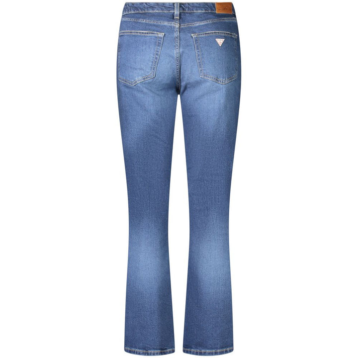 Blue Cotton Women Jeans