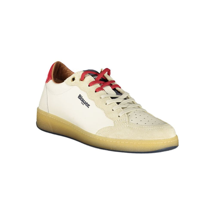 White Leather Men Sneaker