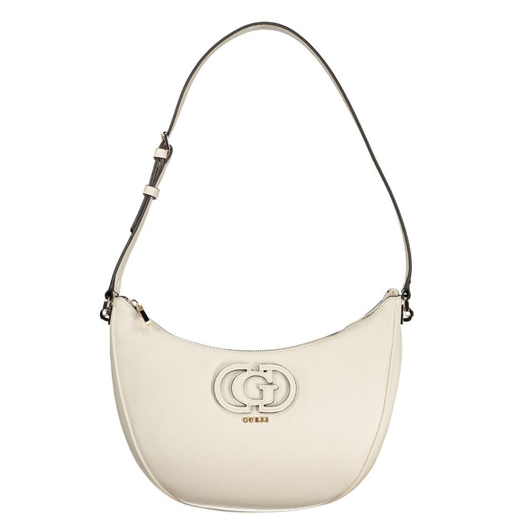 White Polyethylene Women Handbag