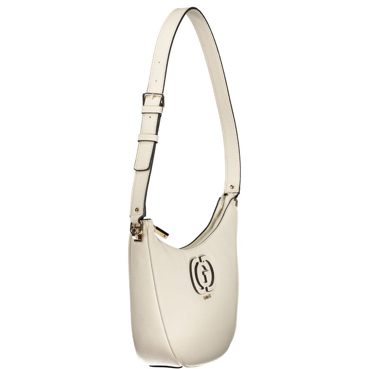 White Polyethylene Women Handbag