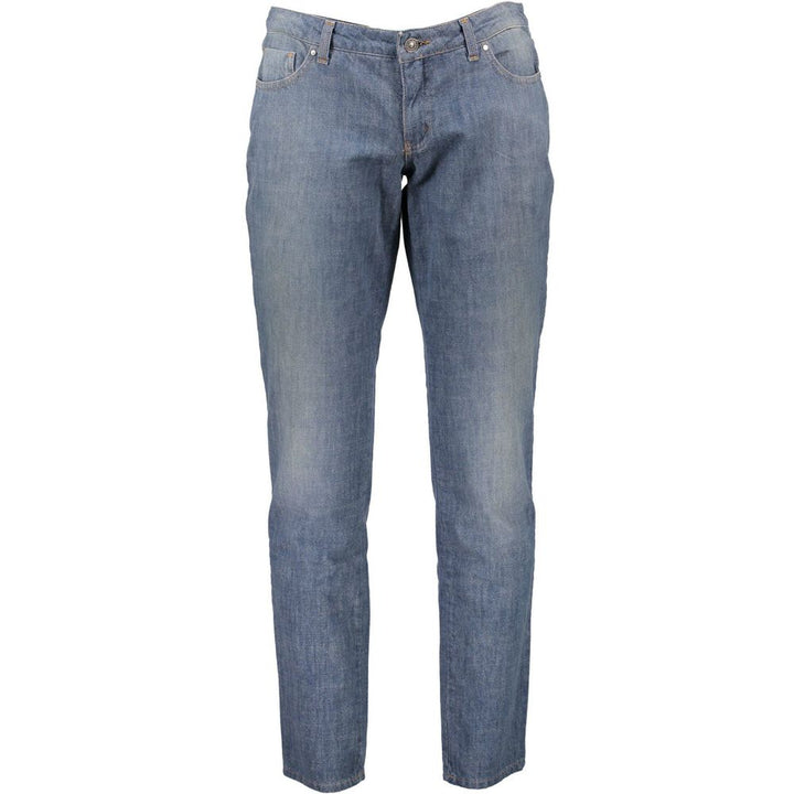 Blue Cotton Jeans & Pant