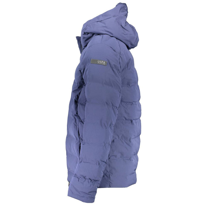 Blue Elastane Jacket