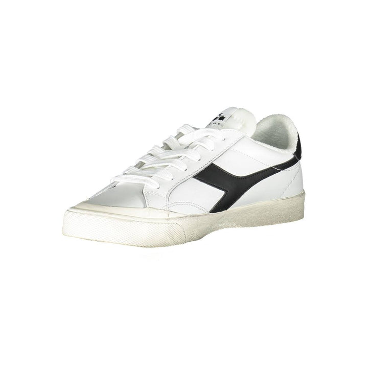White Fabric Sneaker