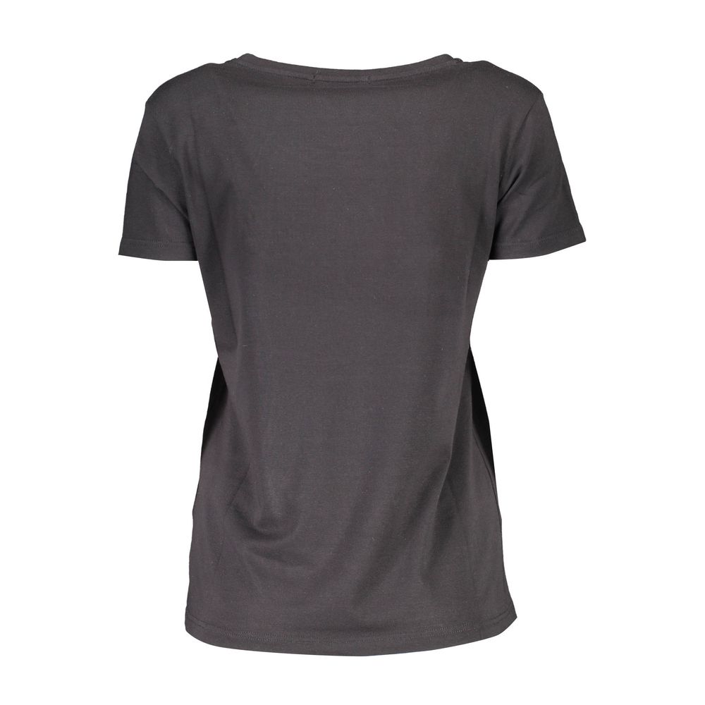Black Cotton Tops & T-Shirt