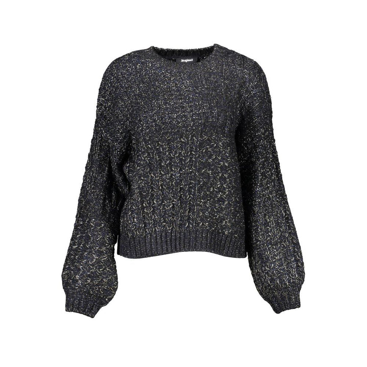 Black Polyester Sweater
