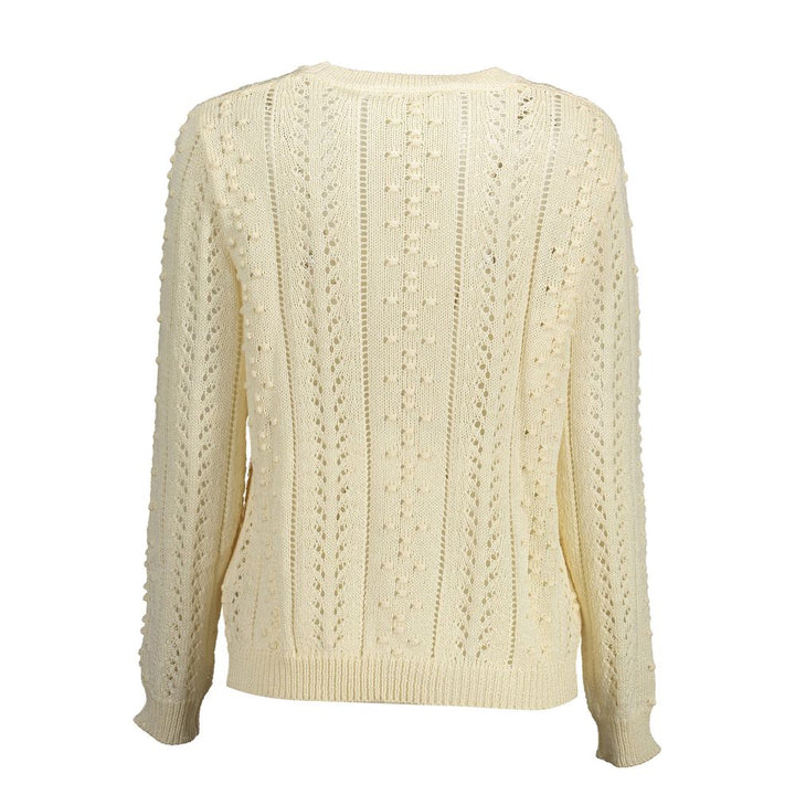 White Polyester Sweater