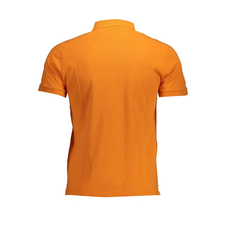 Orange Cotton Polo Shirt