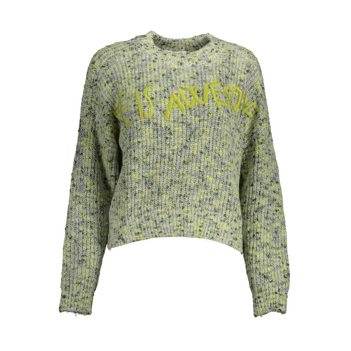 Green Polyester Sweater