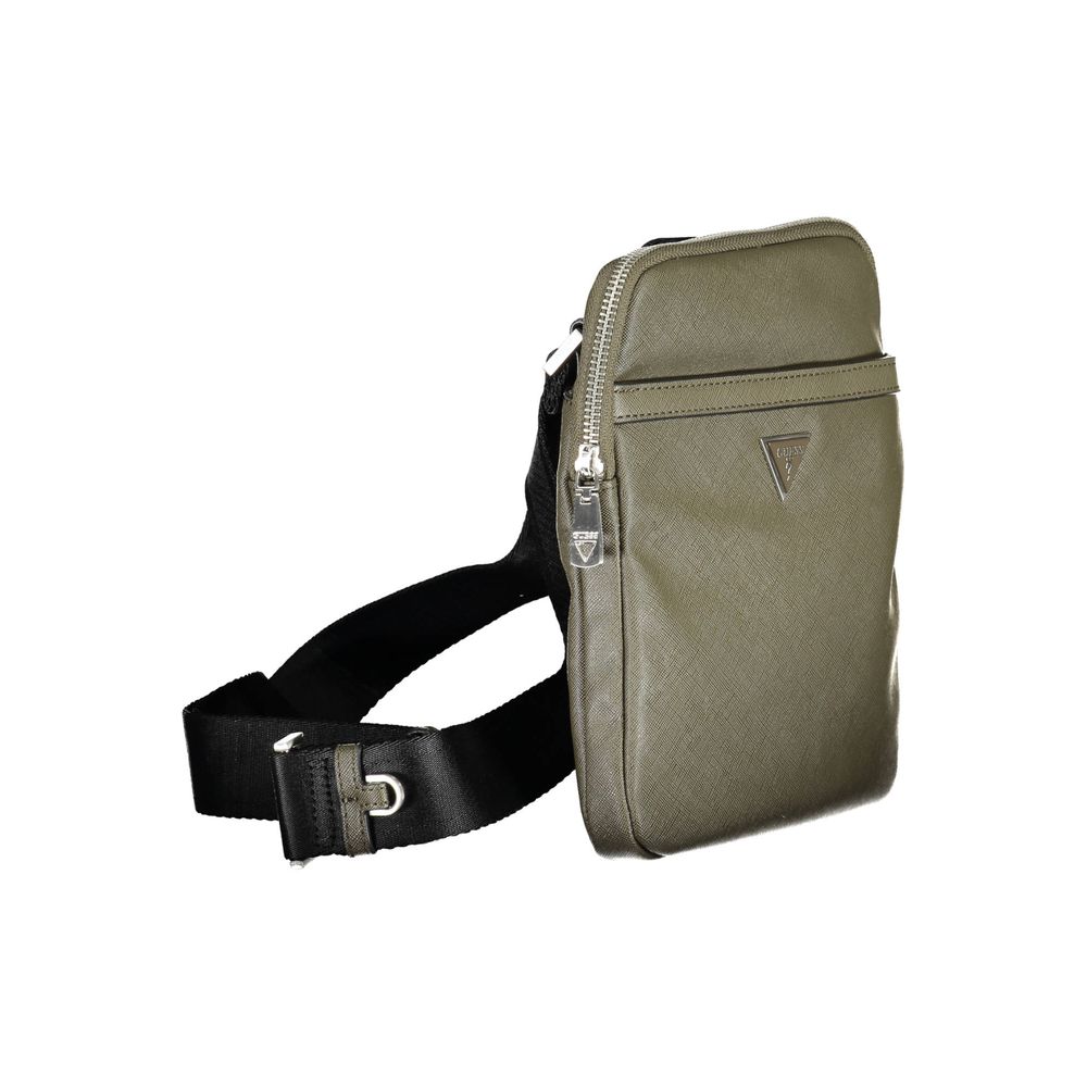 Green Polyamide Shoulder Bag