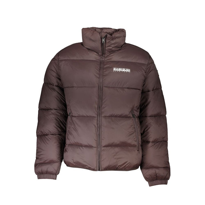 Brown Polyamide Jacket