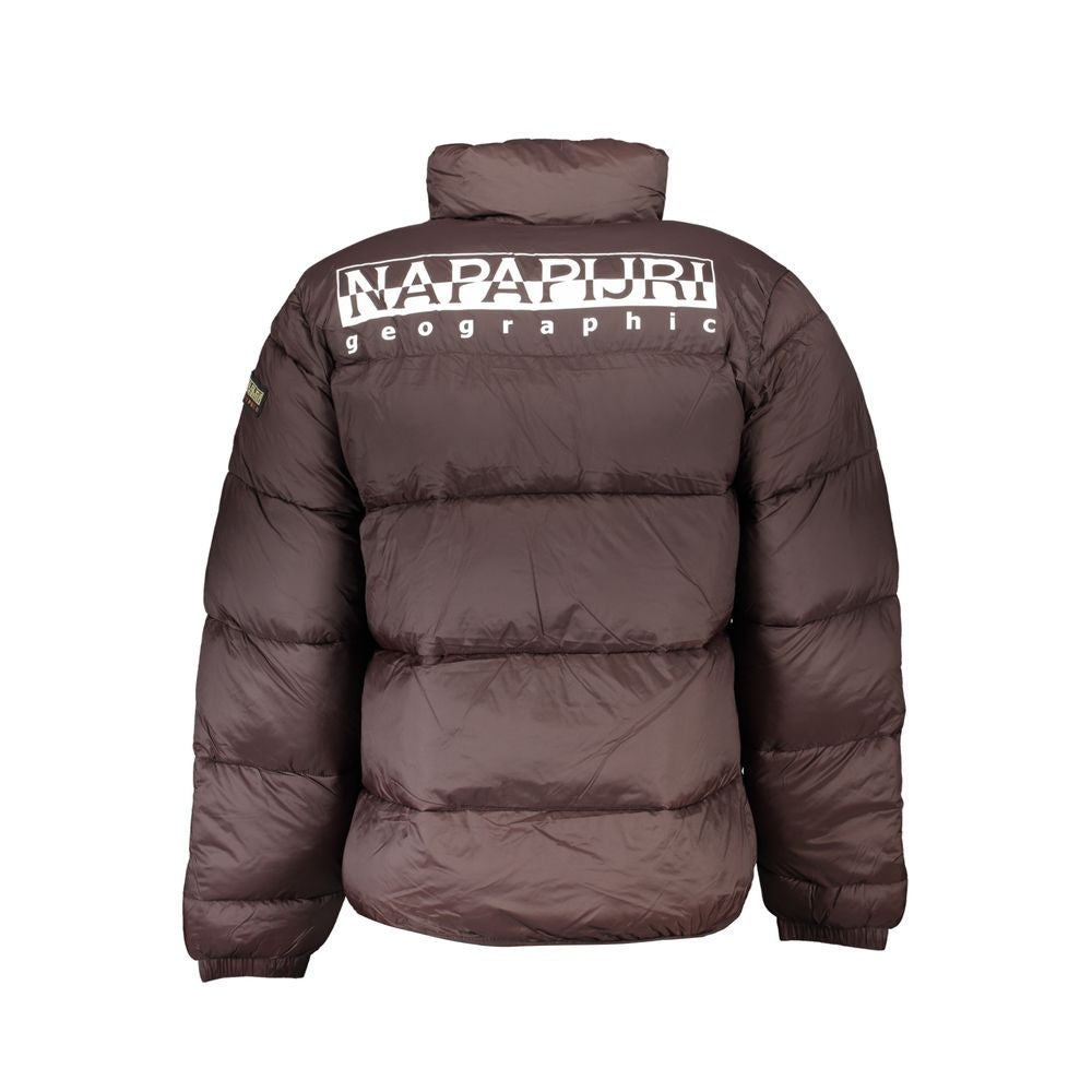 Brown Polyamide Jacket