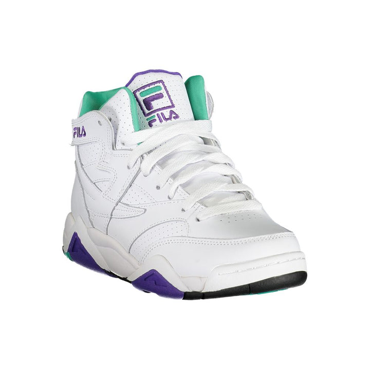 White Polyester Sneaker