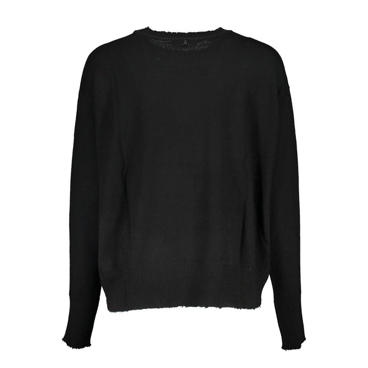 Black Fabric Sweater