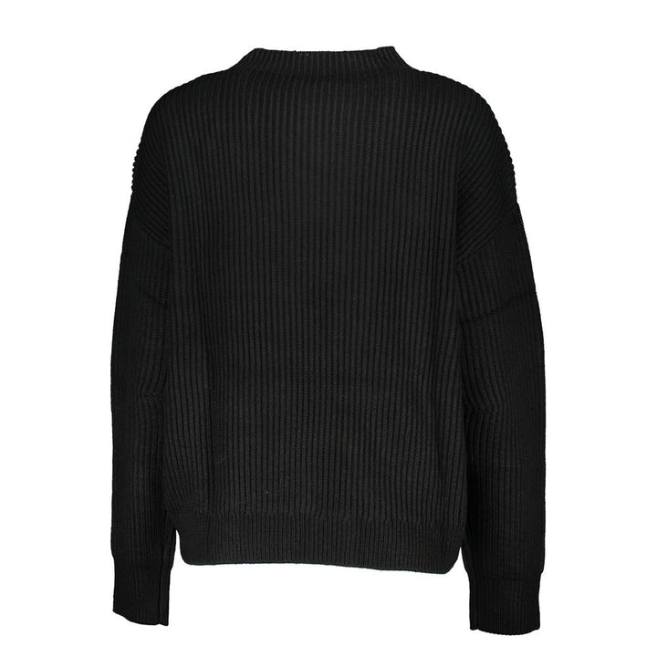 Black Fabric Sweater