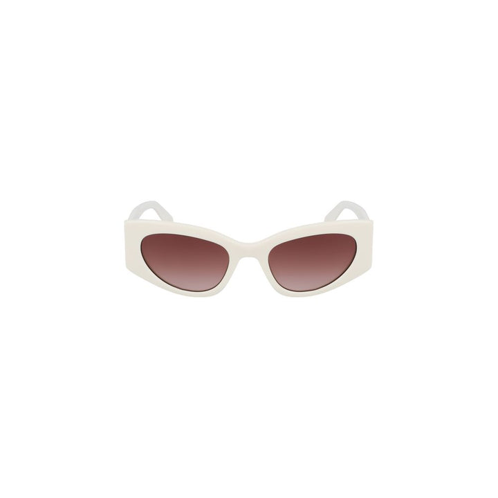 White Acetate Sunglasses