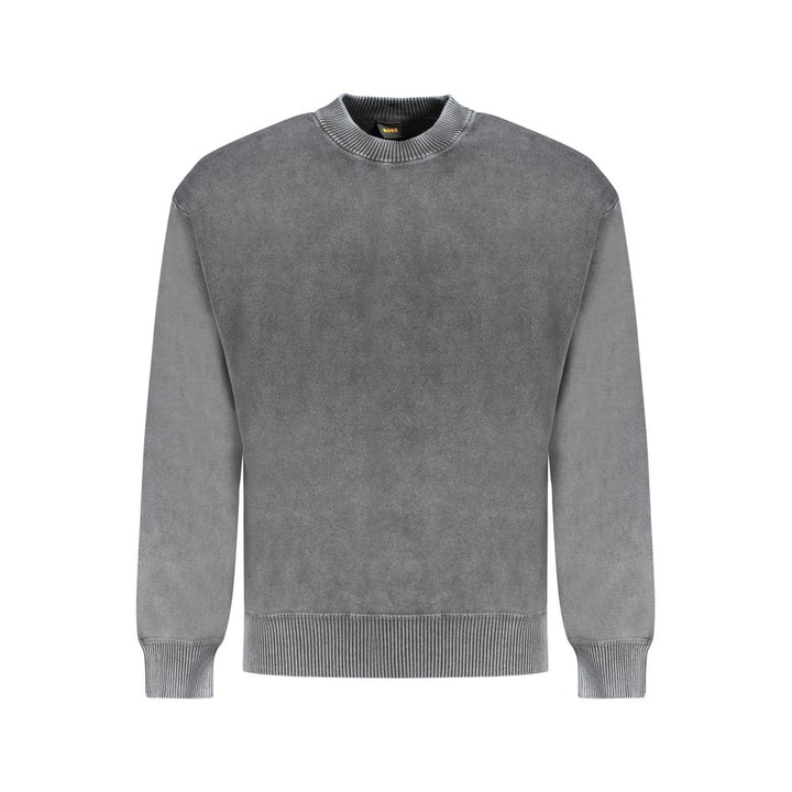 Black Cotton Sweater