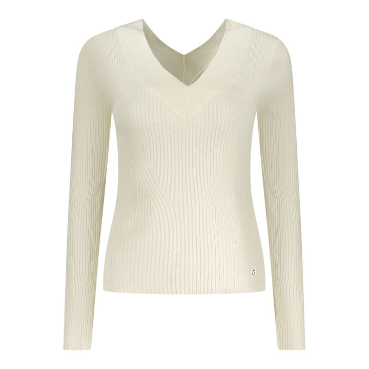 White Viscose Sweater