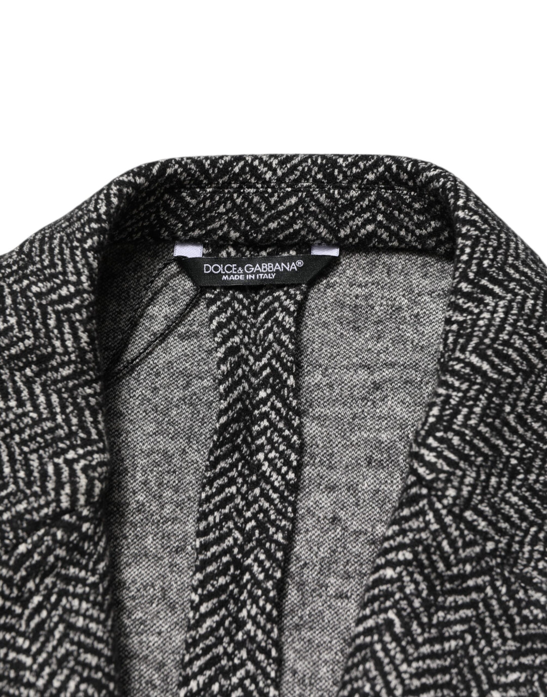 Black White Double Breasted Men Suit Blazer