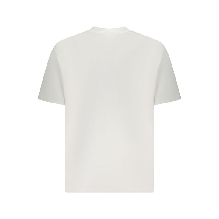 White Cotton Men T-Shirt