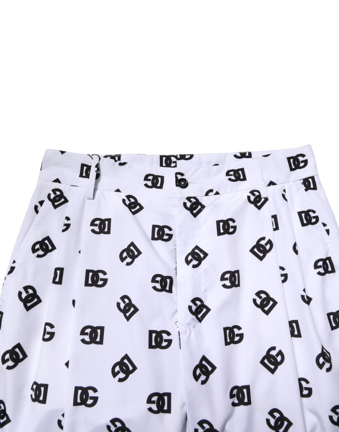 White Logo Cotton Skinny Denim Trouser Pants