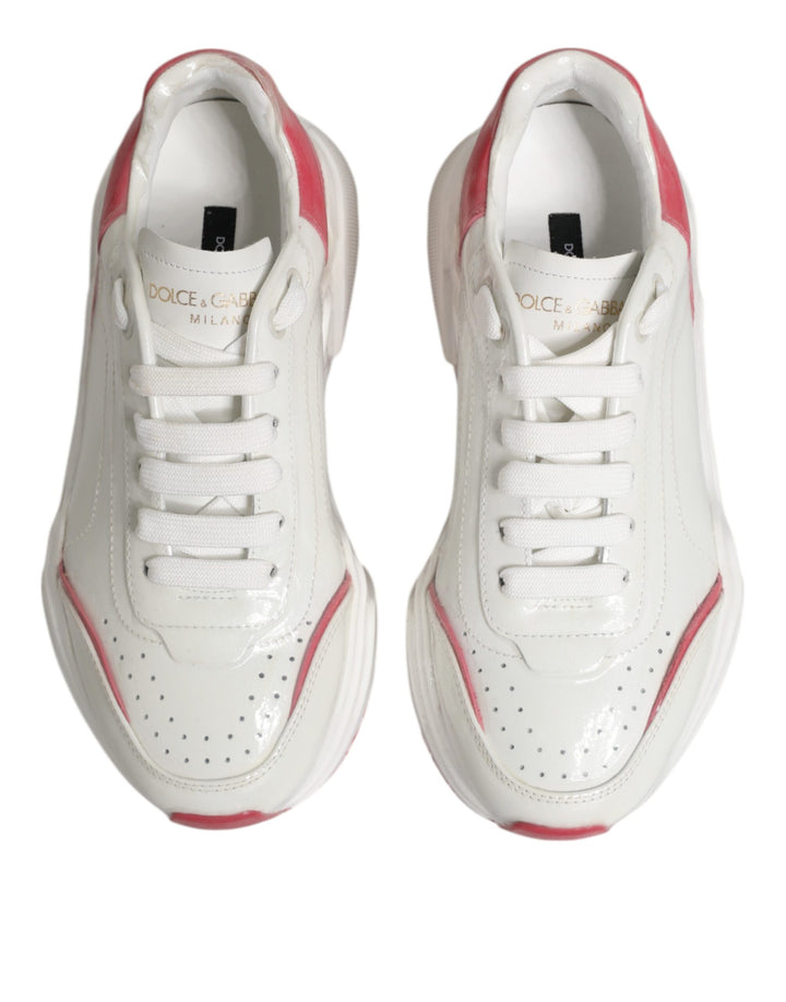 White Pink Daymaster Low Top Sneakers Shoes