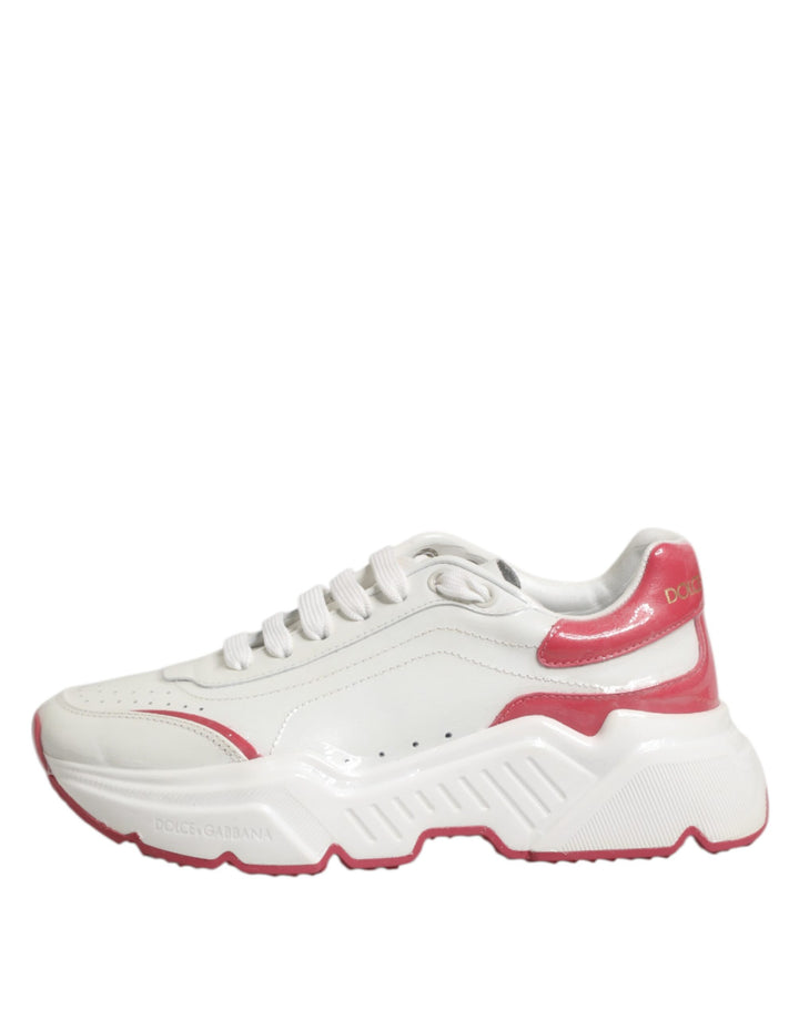 White Pink Daymaster Low Top Sneakers Shoes