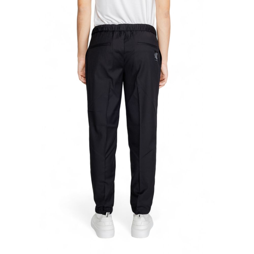 Black Polyester Pant