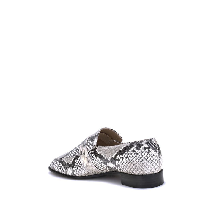 Python print leather Loafers